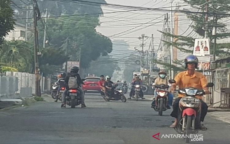  Kabut Asap Pekat Kembali Selimuti Pekanbaru
