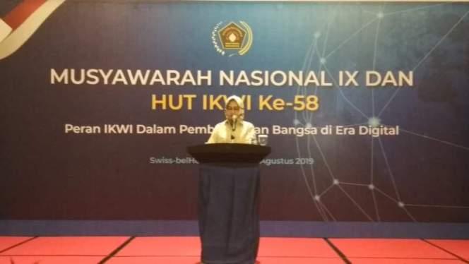  Ketua IKWI Pusat: Peran Perempuan Mengupayakan Kesetaraan Gender di Dunia Semakin Berkembang