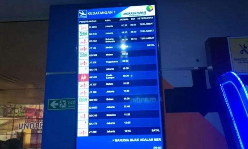  Tiga Pesawat Sempat Kesulitan Mendarat di Bandara Pekanbaru