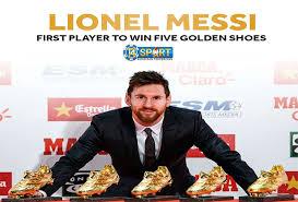  Lionel Messi Raih Penghargaan Sepatu Emas untuk Keenam Kalinya
