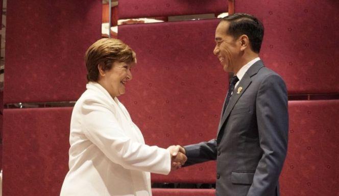  Presiden Jokowi-IMF Bahas Fokus Pembangunan Indonesia Lima Tahun ke Depan