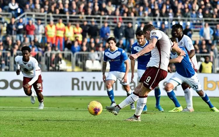  Torino Sikat Brescia 4-0, Rusak Debut Grosso sebagai Pelatih 