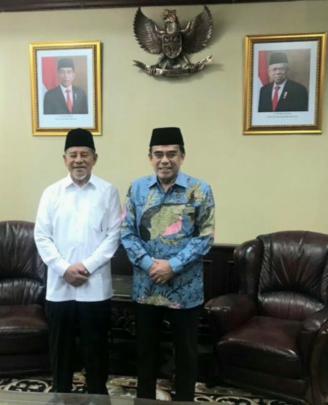  Bertemu Menteri Agama, Gubernur: Malut Siap Jadi Tuan Rumah STQ 