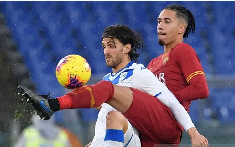  Smalling Bawa Roma Taklukkan Brescia, Cetak Satu Gol dan Dua Assist