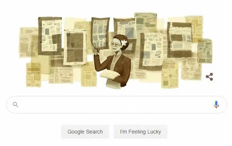 Google Doodle Rayakan HUT 101 Ani Idrus, Siapakah Dia?