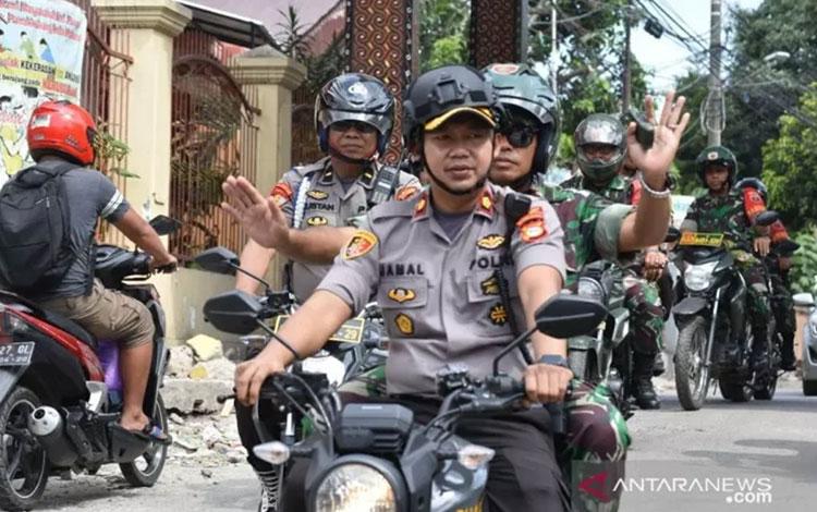  Polri-TNI Patroli Bersama Ciptakan Situasi Kondusif Jelang Natal