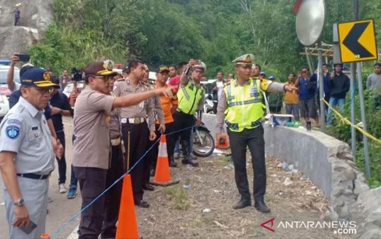  Kakorlantas: Perlu Tambah Rambu di Lokasi Kecelakaan Bus Sriwijaya