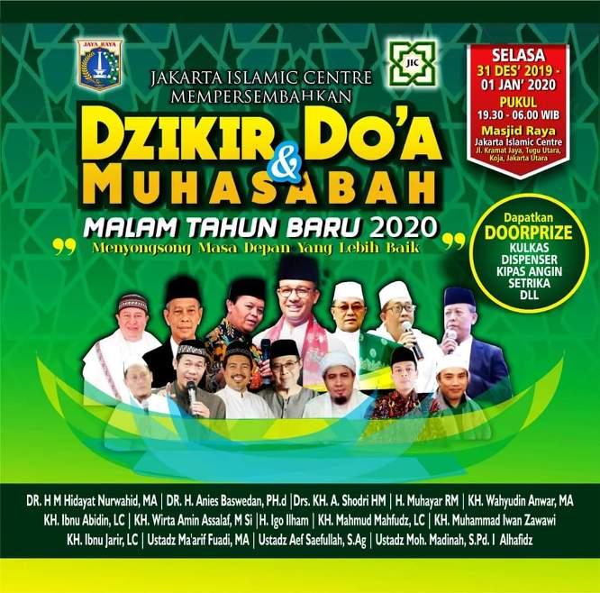  Malam Pergantian Tahun, JIC Adakan Malam Dzikir, Doa, dan Muhasabah