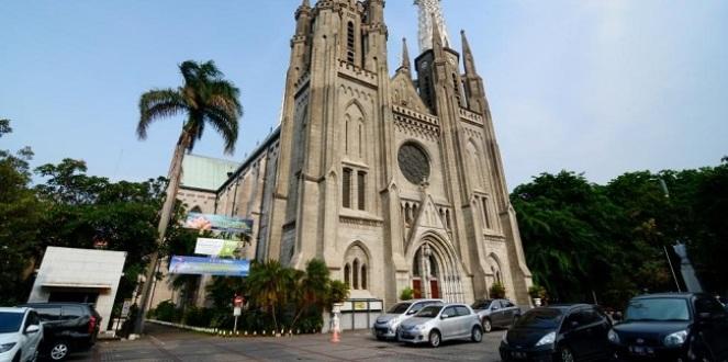  Digelar Daring dan Luring, Gereja Katedral Jakarta Gelar Misa dalam Tiga Sesi