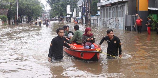  BNPB Sebut Kerugian Bencana Banjir di Jabodetabek Capai Rp1,69 Triliun