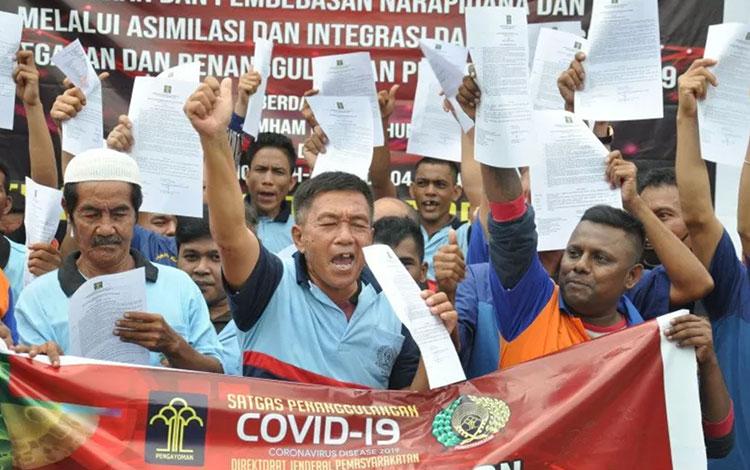  Ditjenpas Sampaikan 31.786 Napi Dewasa dan Anak Telah Dibebaskan
