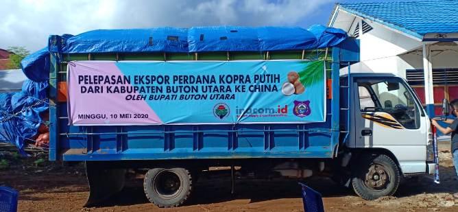  Buton Utara Sukses Ekspor Kopra Putih di Tengah Pandemi