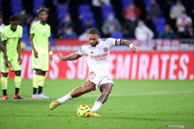  Laga Pekan Kedua Liga Prancis, Trigol Memphis Depay Bawa Lyon Atasi Dijon