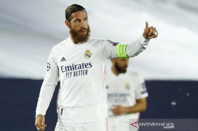  Sergio Ramos Absen Perkuat Real Madrid saat Hadapi Inter Milan