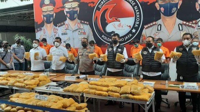  Polisi Menduga Sabu Petamburan untuk Biayai Teroris Timur Tengah
