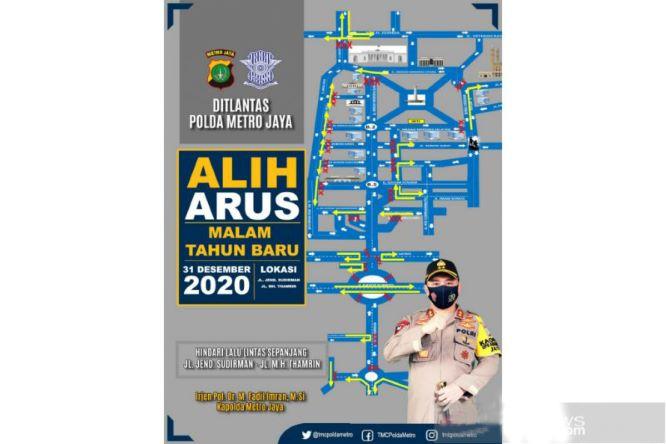  Imbas Ditutupnya Sudirman-Thamrin, Ini 20 Pengalihan Arus Lalu Lintas yang Disiapkan Polisi