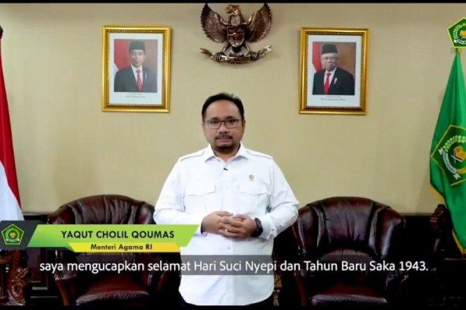  Menag Ajak Umat Hindu Jadikan Nyepi Sebagai Momentum Memuliakan Alam