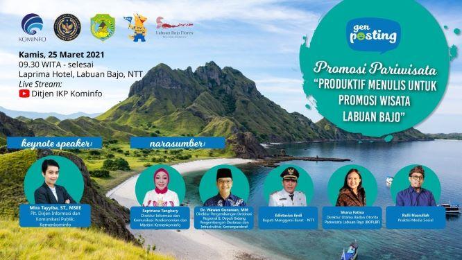  Dengan Menulis, Generasi Milenial Diajak Promosikan Pariwisata Labuan Bajo 