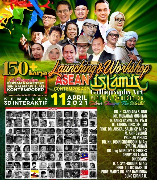  MUI, JIC, DMI Provinsi DKI Jakarta Gelar Pameran Kaligrafi Kontemporer Tingkat ASEAN