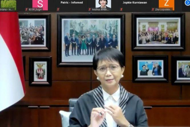  Menlu Retno Tegaskan Indonesia Akan Terus Dukung Perjuangan Palestina