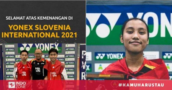  Indonesia Rebut Dua Gelar di Slovenia International 2021