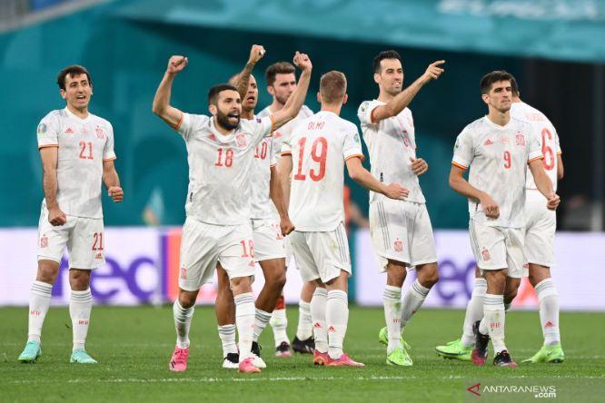  Spanyol Melenggang ke semifinal Euro 2020  Berkat Menang Adu Penalti