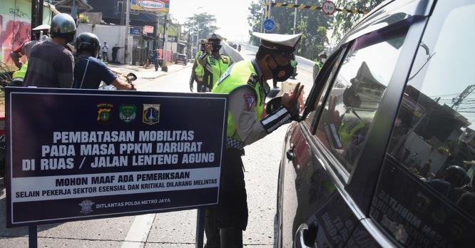  Mulai Kamis (15/7/) Polda Metro Akan Sekat 100 Titik Selama PPKM Darurat, Ini Lokasinya