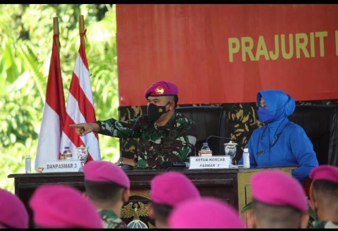  Awali Masa Jabatan, Komandan Pasmar 3 Gelar Entry Briefing