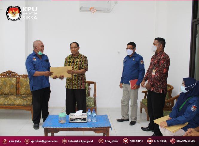  KPU Sikka Serahkan Usulan RKB Pemilihan 2024