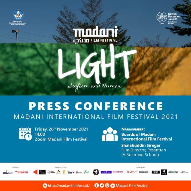  Mulai Sabtu (27/11) Madani Film Festival Siap Digelar, Usung Tema ‘Light: Sufism and Humor’