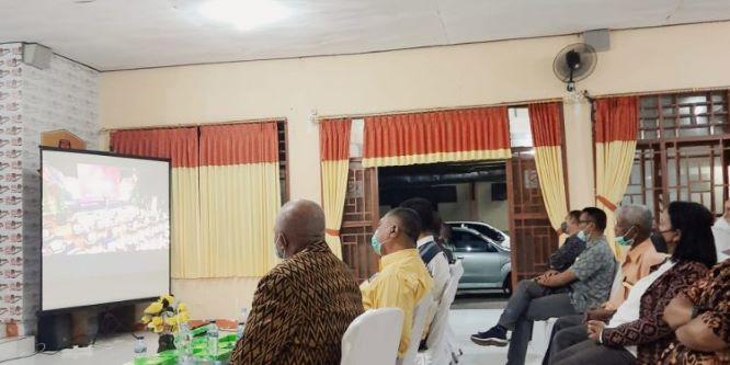  KPU Sikka Gelar Nobar Peluncuran Hari Pemungutan Suara