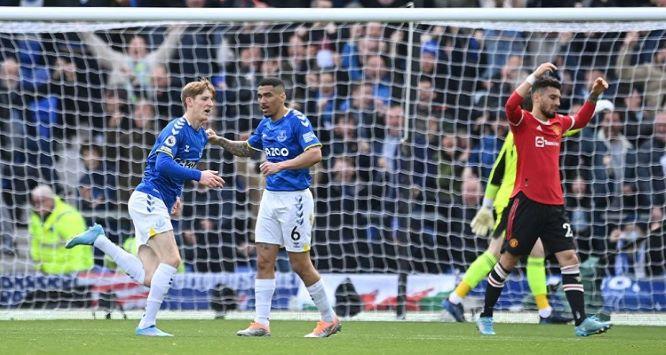  Peluang Manchester United Finish Empat Besar Semakin Sulit Usai Dikalahkan 0-1 di Kandang Everton