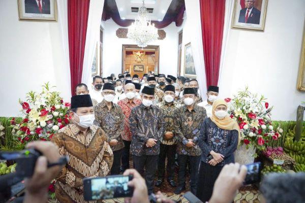  Prabowo Kunjungi Gubernur Khofifah dalam Rangkaian Safari Politik