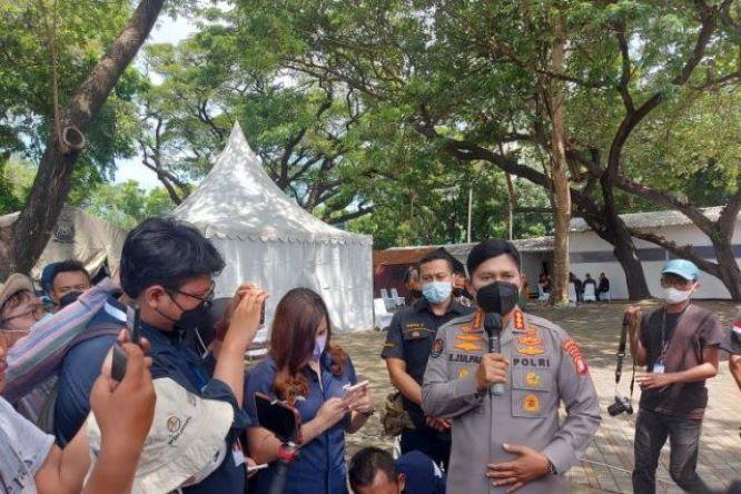  Lima Penyusup saat Ada Unjuk Rasa di Patung Kuda Ditangkap