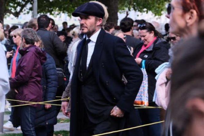  Demi Antri Beri Penghormatan kepada Ratu Elizabeth, David Beckham Rela Antre 13 Jam 