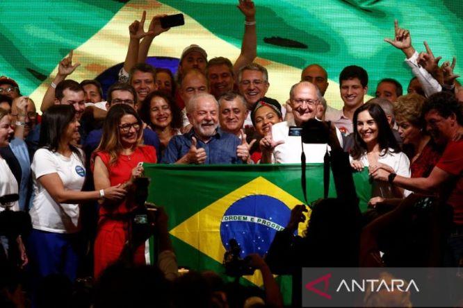  Mantan Presiden Brazil Lula Inacio Lula da Silva  Menangi Pilpres Brazil