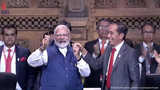  Tutup KTT G20, Indonesia Serahkan Kepemimpinan ke India