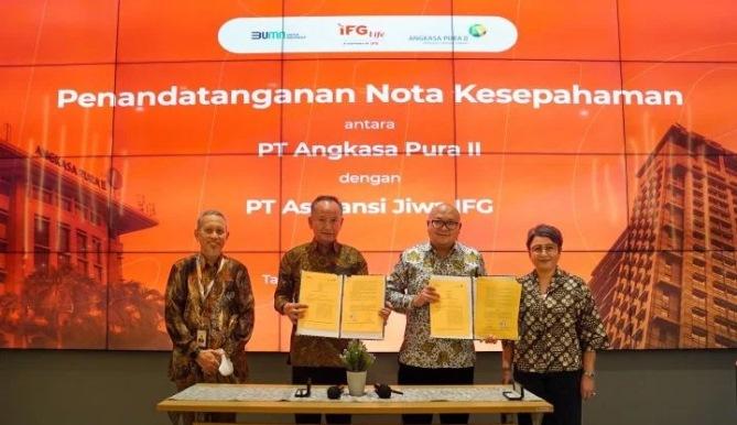  Perkuat Ekosistem BUMN, IFG Life Gandeng Angkasa Pura II dan Sarinah