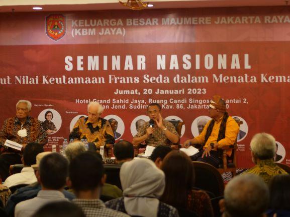  Mikhael Dua Sebut Frans Seda Sosok Nasionalis dan Ekonom yang Paham Masyarakat
