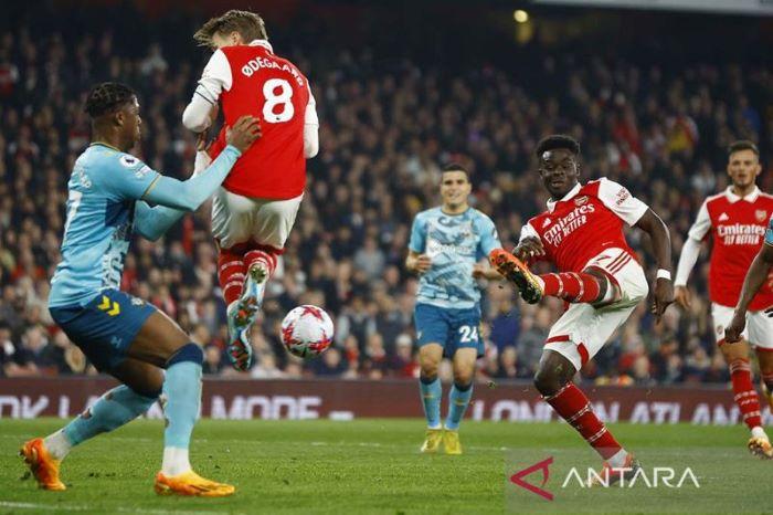  Arsenal Gagal Raih Kemenangan Usai Ditahan Imbang Southampton 3-3