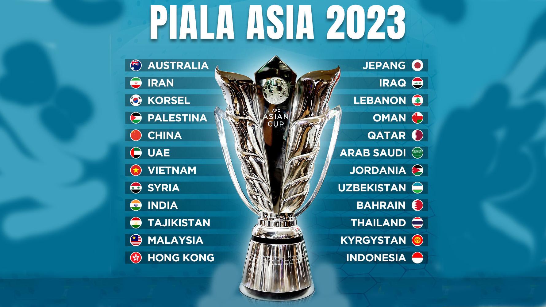  Ini Jadwal Lengkap Piala Asia 2023