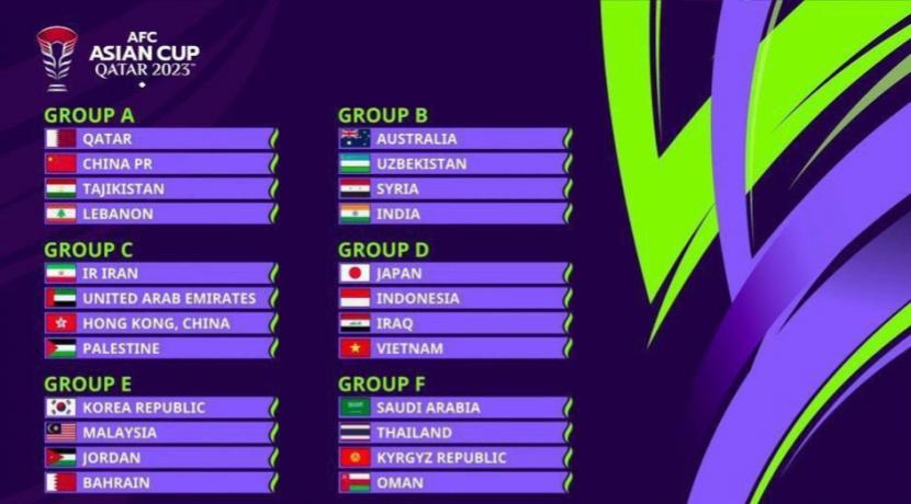  Ini Jadwal Piala Asia 2023