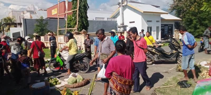  Tarif Retribusi Pasar Alok Naik, Forum Pedagang Pasar Alok Gelar Demo