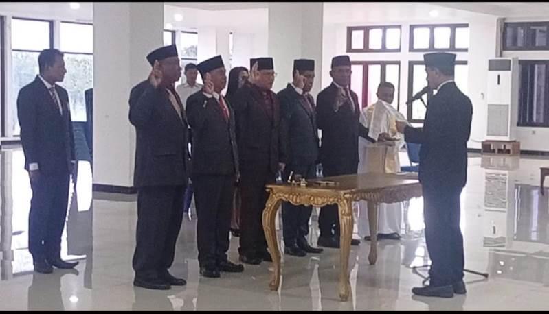  Lantik 5 Pejabat Pimpinan Tinggi Pratama PJ Bupati Sikka: Pejabat Harus Mampu Selesaikan Indikator Kinerja Utama 