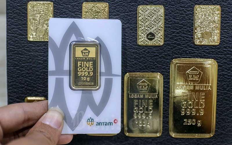  Harga Emas Antam Tembus Rp1,403 Juta Per Gram