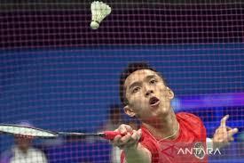  Jonathan Christie Buat Indonesia Unggul 3-0 Atas Inggris