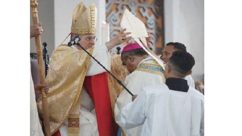  Dubes Vatikan untuk Indonesia Tahbiskan Mgr Hironiimus Jadi Uskup Agung Keuskupan Kupang