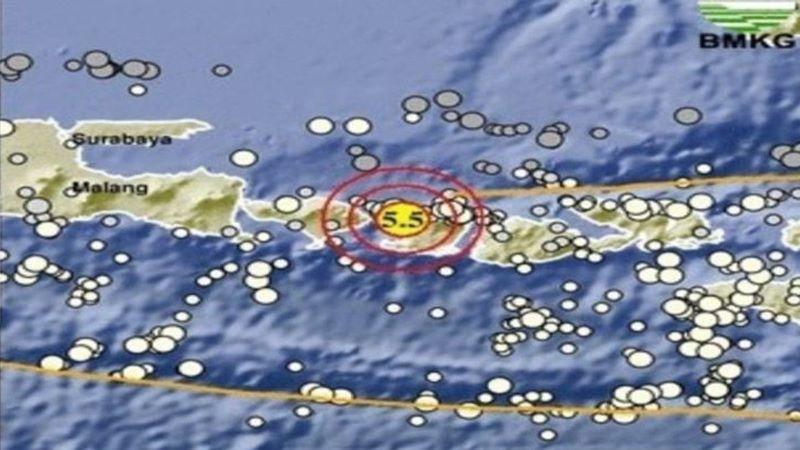  Sumbawa Diguncang Gempa Magnitudo 5,5, Terasa hingga Denpasar Bali
