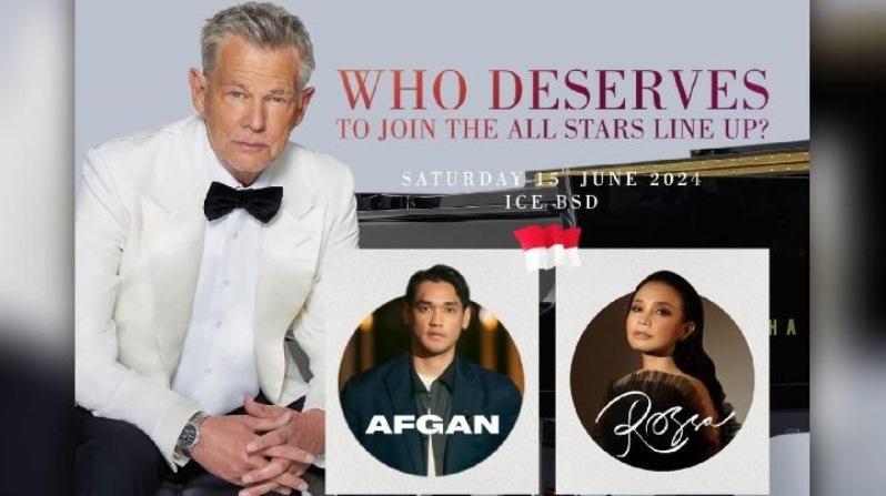  Rossa Didapuk Jadi Bintang Tamu dalam Konser David Foster di Indonesia