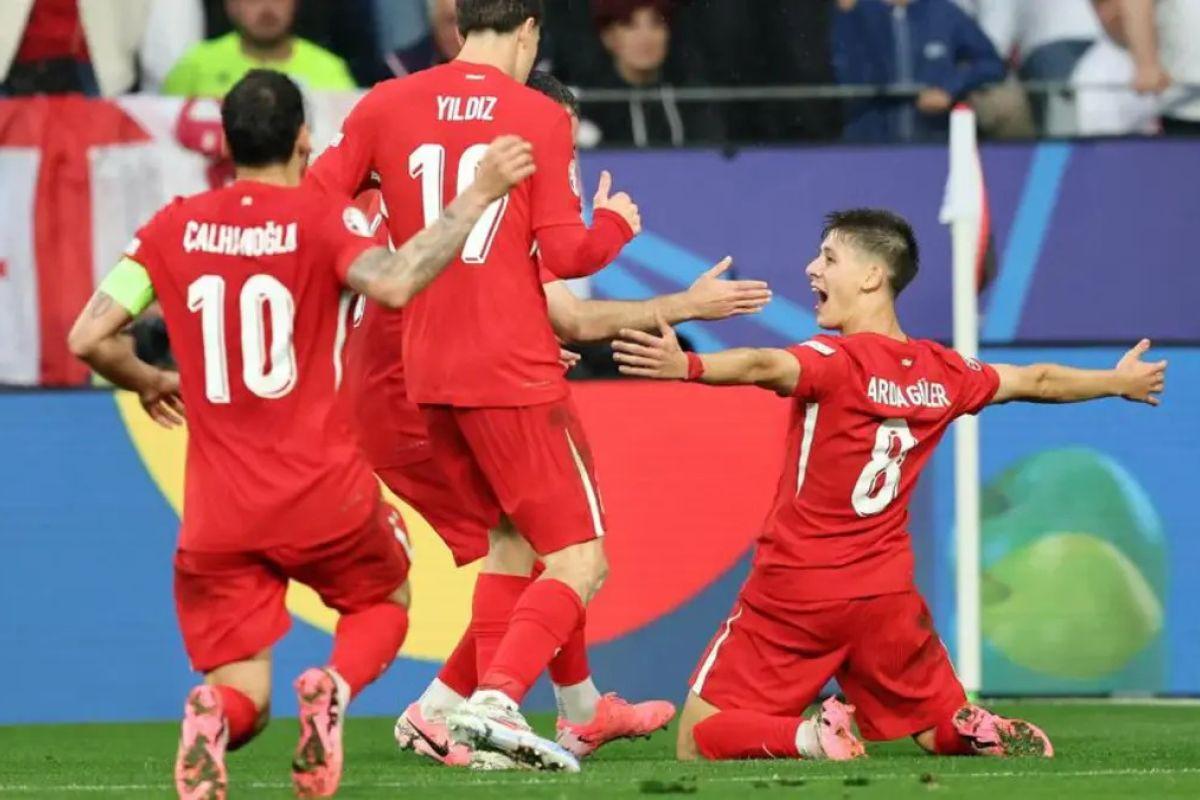  Gol Spektakuler Arda Guler Bant Turki Kalahkan Georgia 3-1